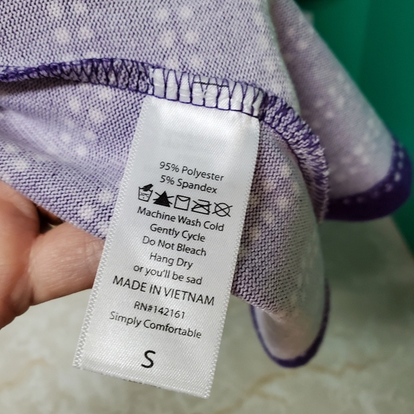 Lularoe Caroline Open Front Cardigan New S Purple - Picture 7 of 8